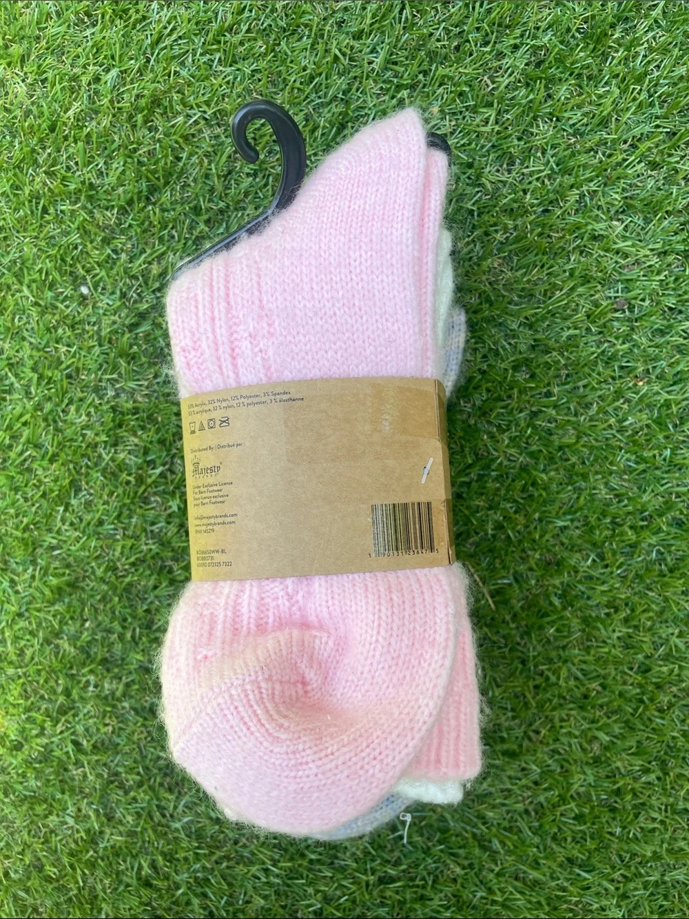 Born Women's Multicolor Boot Socks - Pink & Cream Accents